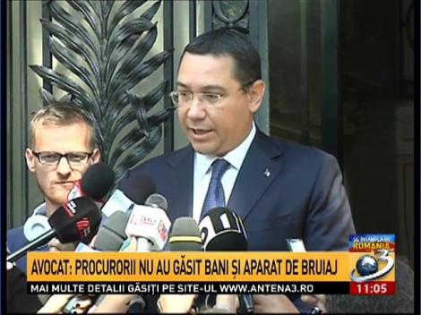 Ponta: O să prezint poziţia Guvernului &icirc;n CSAT