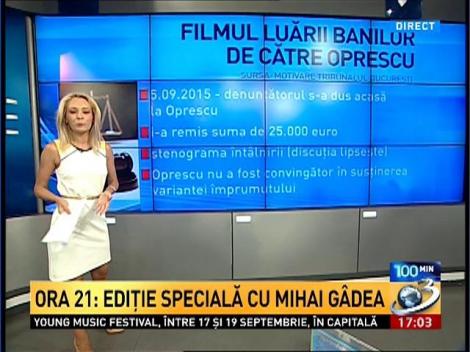 De ce l-a arestat judecătorul pe Sorin Oprescu. Vezi aici motivarea