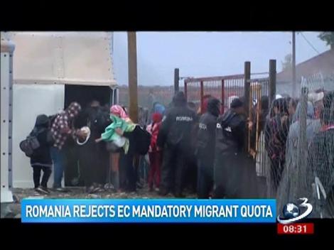 Romania rejects ec mandatory migrant qutoa