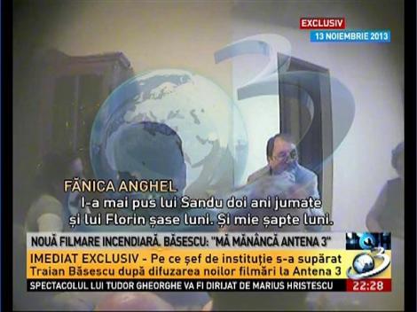 Q&A. Filmare incendiară. Băsescu: Mă măn&acirc;ncă Antena 3