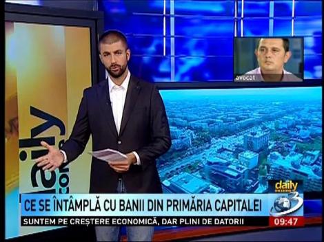 Daily Income: Avocatul Piperea explică ce se întâmplă cu banii din Primăria Capitalei