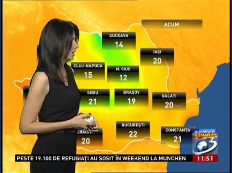 Cum va fi vremea &icirc;n zilele următoare