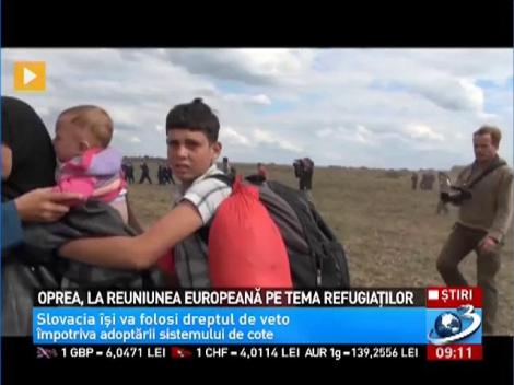 Oprea, la Reuniunea Europeană pe tema refugiaţilor