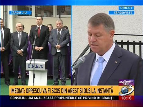 Declaraţia lui Klaus Iohannis  la debutul noului an şcolar