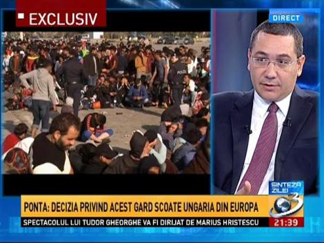 Victor Ponta: Rom&acirc;nia nu se poate transforma &icirc;ntr-o cetate asediată