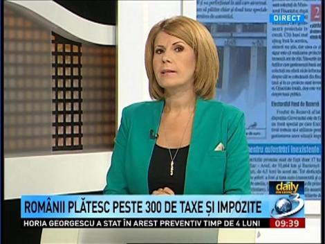 Daily Income: Elena Cristian, despre topul taxelor aberante