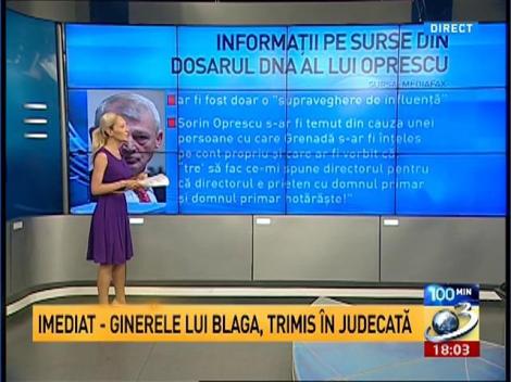 Informaţii pe surse din dosarul DNA al lui Oprescu