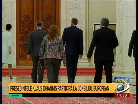 Klaus Iohannis va participa la Consiliul European