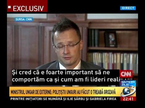 Ministrul de externe ungar, făcut "pulbere" de o jurnalistă de la CNN