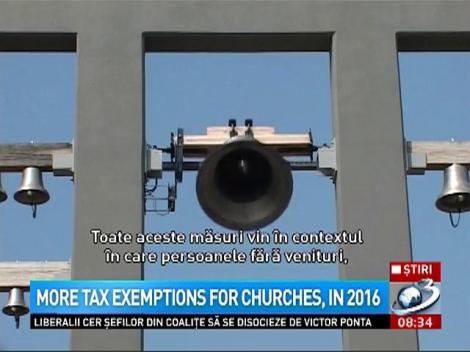 More tax exemptions for churches, in 2016