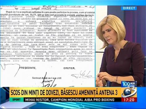 100 de minute: Cum a minţit Traian Băsescu judecătorii, declar&acirc;nd că nu a avut legături cu Securitatea