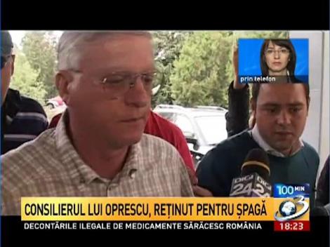 Consilierul lui Oprescu, reţinut pentru şpagă