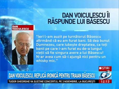 Dan Voiculescu, replică ironică pentru Traian Băsescu