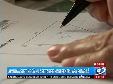 Apa Nova susţine că nu are tarife mari pentru apa potabilă