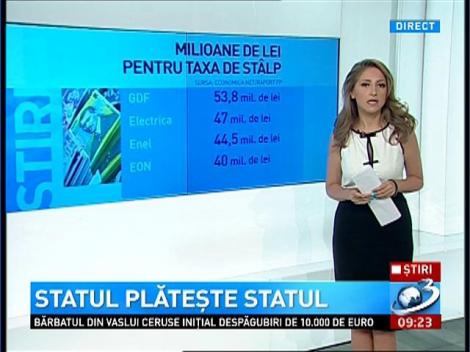 Statul plăteşte statul