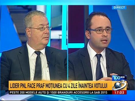 100 de Minute: Cristian Buşoi, despre moţiunea de cenzură