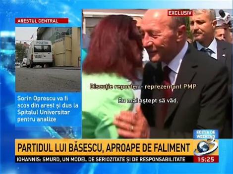 Partidul lui Traian Băsescu, aproape de faliment