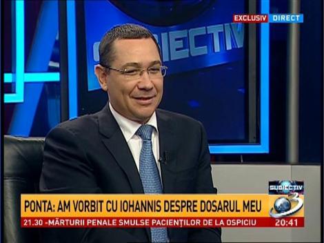 Ponta: Nu e de dorit o criză politică