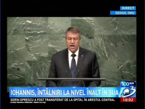 Klaus Iohannis, discurs la ONU