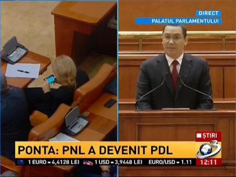 Ponta: PNL a devenit PDL