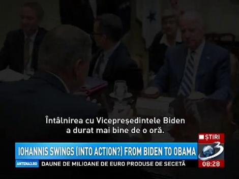 Iohannis swings (into action?) from Biden to Obama