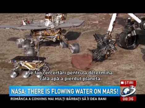 NASA: There is flowing water on Mars!