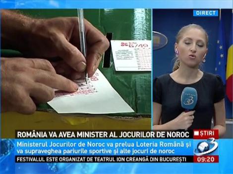 România va avea minister al jocurilor de noroc