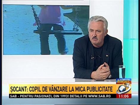 Şocant: Copil de v&acirc;nzare la mica publicitate