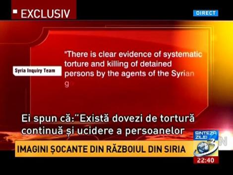 Imagini şocante din războiul din Siria