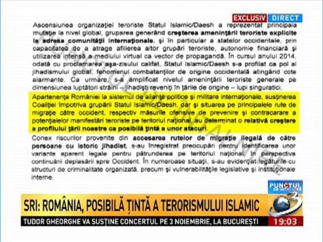 SRI: Rom&acirc;nia, posibilă ţintă a terorismului islamic