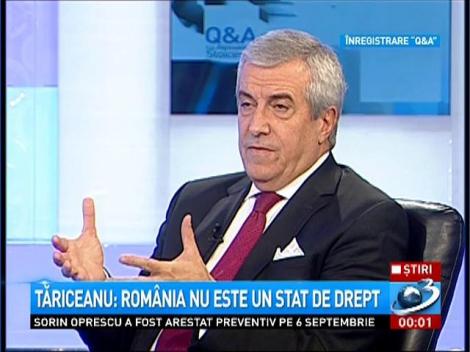 Călin Popescu Tăriceanu: Rom&acirc;nia nu este un stat de drept
