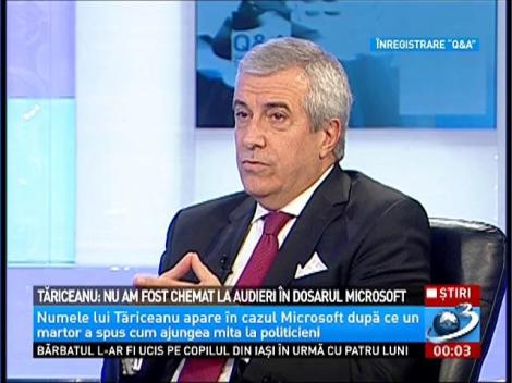 Tăriceanu: Nu am fost chemat niciodată la audieri în dosarul Microsoft