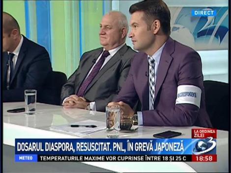 La Ordinea Zilei: Cu ce a venit la braţ &icirc;n emisiune, purtătorul de cuv&acirc;nt al PNL, Ionuţ Stroe
