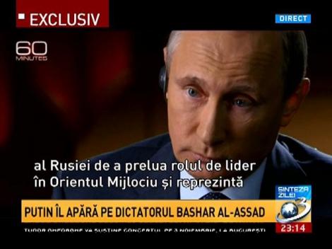 Sinteza zilei: Interviul acordat de Vladimir Putin emisiunii "60 Minutes"