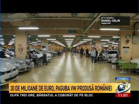 30 de milioane de euro, paguba produsă de VW în România