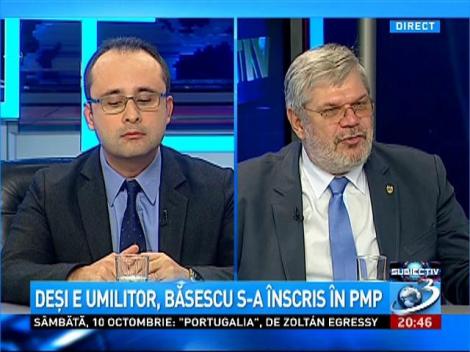 Cristian Buşoi: Nu am crezut nicio secundă că Traian Băsescu va renunţa la viaţa politică