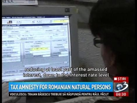 Tax amnesty for romanian natural person