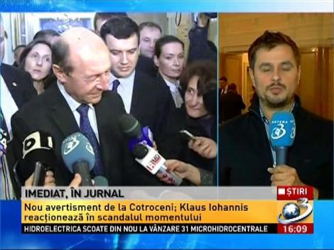 Traian Băsescu susţine că "nu mai are la ce" să candideze