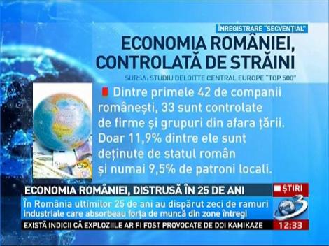 Economia României, distrusă în 25 de ani