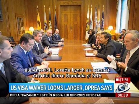 US Visa waiver looms larger, Oprea says