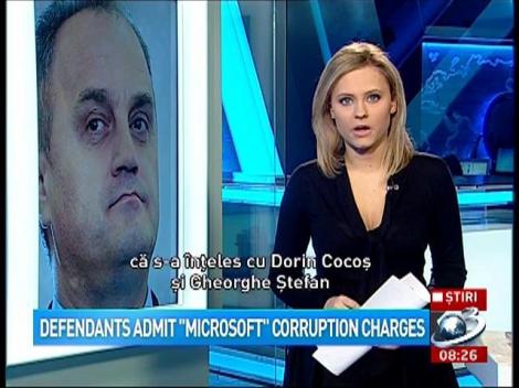 Defendants admit "Microsoft" corruption charges