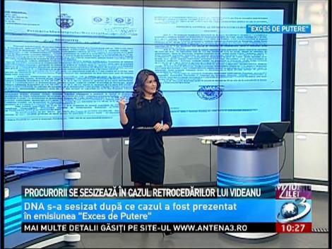 Procurorii se sesizează în cazul retrocedărilor lui Videanu