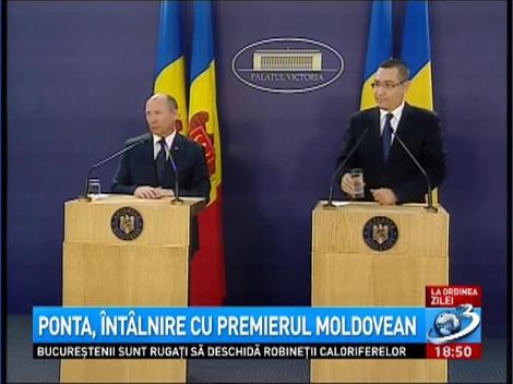 Ponta, &icirc;nt&acirc;lnire cu omologul său din Moldova