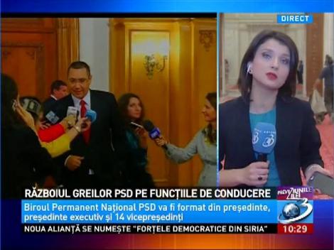 Războiul greilor PSD pe funcţiile de conducere