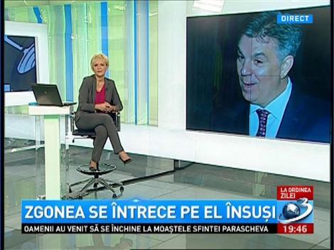 Zgonea se &icirc;ntrece pe el &icirc;nsuşi