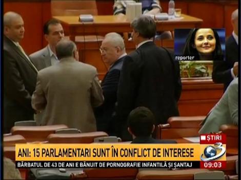 ANI: 15 parlamentari sunt în conflict de interese