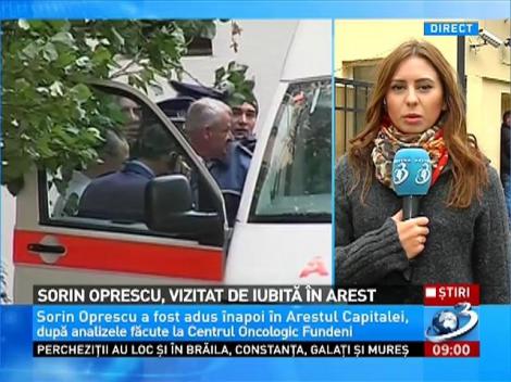 Sorin Oprescu, vizitat de iubită în arest