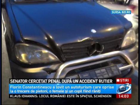 Senator cercetat penal după un accident rutier