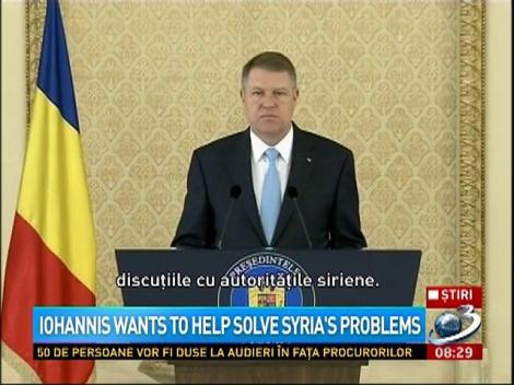 Iohannis wants to help solve Syria's problems