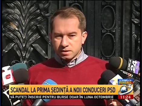 Mihai Sturzu susţine că nu a fost lăsat să intre &icirc;n sediul PSD